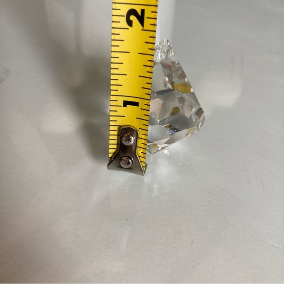 Diamond Shaped Faceted Crystal With hole for Hanging - Picture 3 of 3